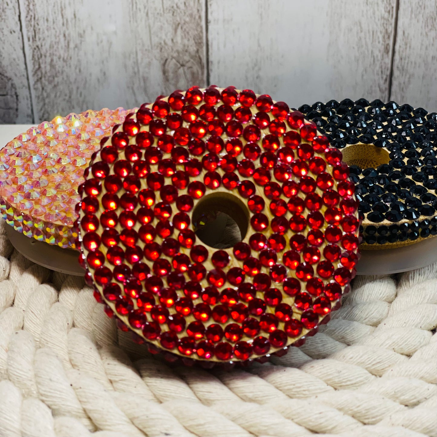 Rhinestone Lids for Glass cups